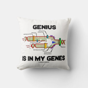 Almofada O Genius está em meu Genes Humor de Replicação