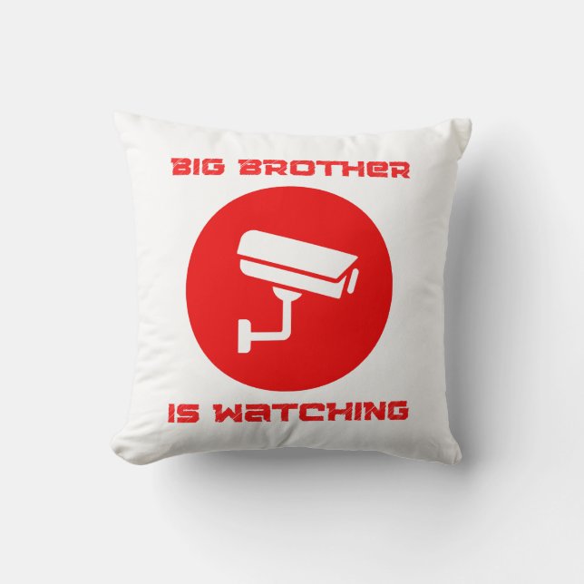 Almofada O Grande Irmão Está Observando  1984 ingsoc (Frente)