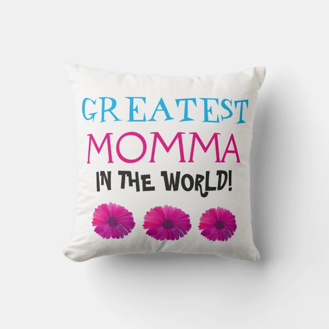 Almofada O grande Momma do mundo (Frente)