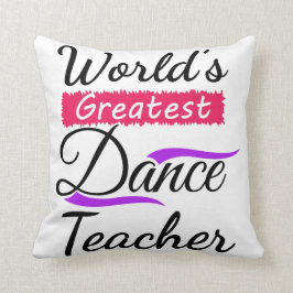 Almofada O grande professor da dança no dançarino do