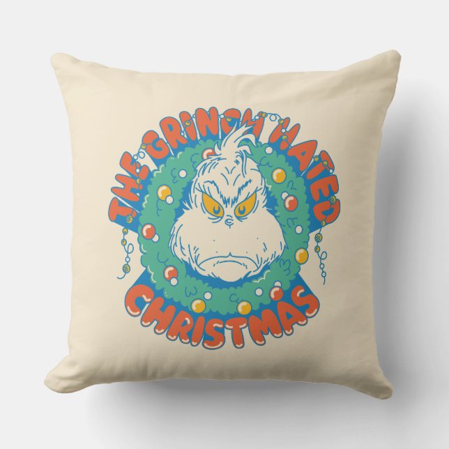 Almofada O Grinch Detestava o Natal (Frente)
