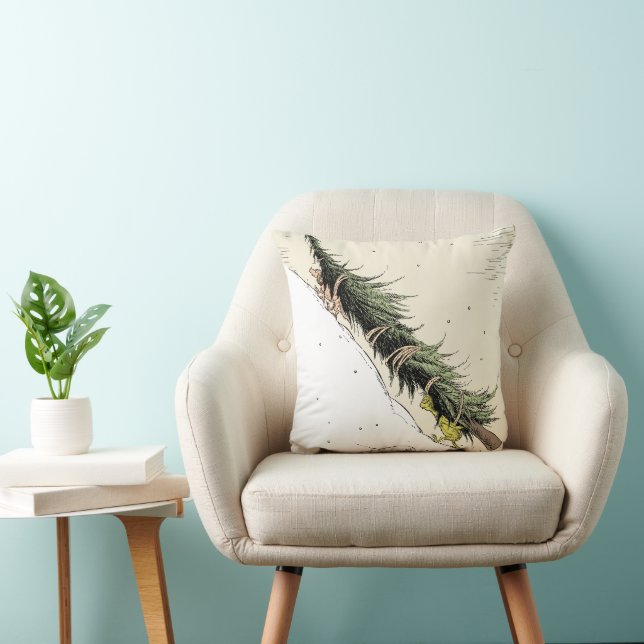 Almofada O Grinch e Max Devolvem a Árvore de Natal (Cadeira)