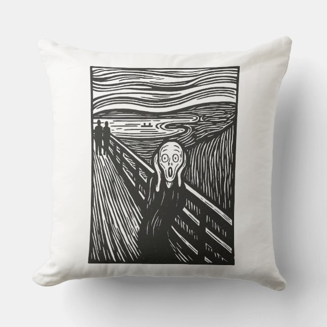Almofada O Gritar de Edvard Munch (Frente)