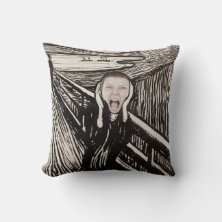 Almofada O gritar personalizável e engraçado quadro famoso