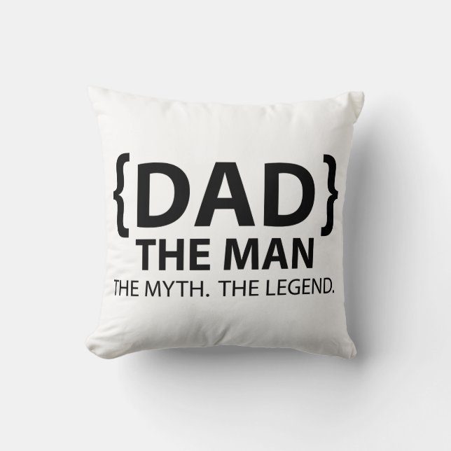 Almofada O homem o mito o pai da legenda (Frente)
