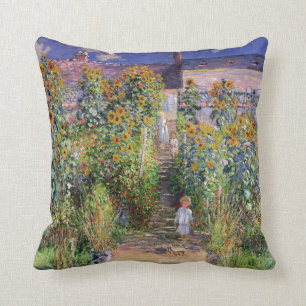 Almofada O jardim do artista por Claude Monet