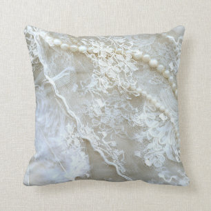 Almofada O laço impresso peroliza o travesseiro decorativo
