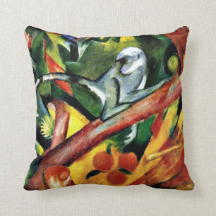 Almofada O Macaco - Franz Marc trabalho de arte