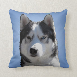 Almofada O Malamute ronco do rouco Siberian do travesseiro