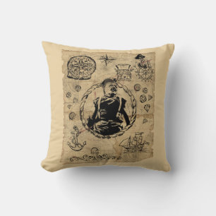 Almofada O mapa do tesouro da Lama dos Goonies