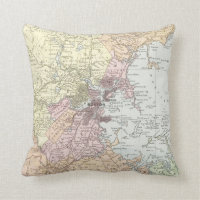 O mapa do vintage de Boston Massachusetts (1903)