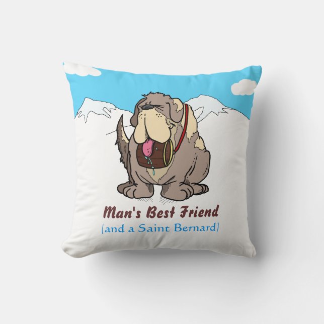 Almofada O melhor amigo do homem (Frente)