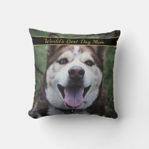 Almofada O melhor cão do mundo, mãe, foto de Pet