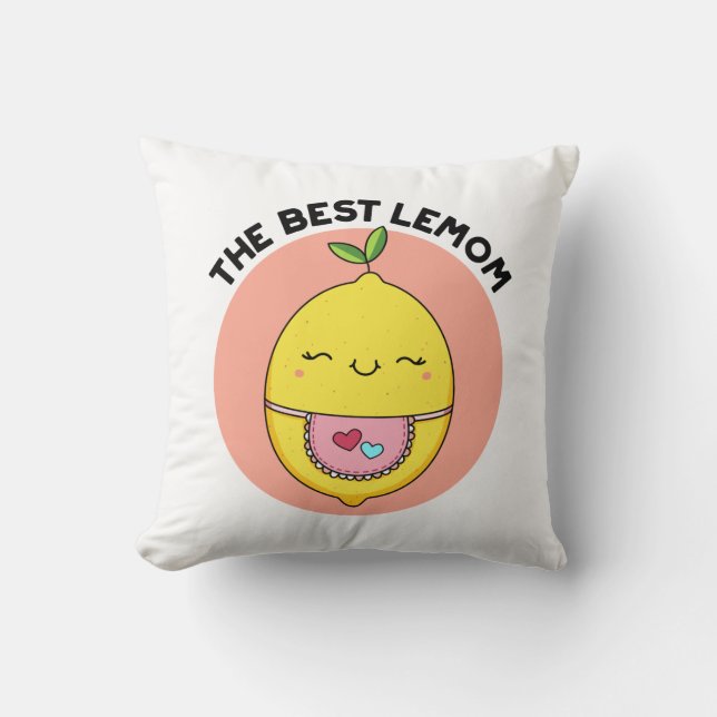 Almofada O melhor Lemom Funny Lemon Pun (Frente)