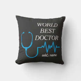 Almofada O melhor médico jamais apreciou o maior documento 