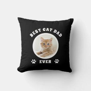 Almofada O Melhor Pai De Cat Personalizado De Foto