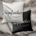Almofada O Melhor Pai do Mundo, Definição Stepdad<br><div class="desc">Personalize seu padrasto especial,  padrasto ou pai para criar um presente exclusivo para Dia de os pais,  aniversários,  Natal ou qualquer dia que você queira mostrar o quanto ele significa para você. Uma maneira perfeita de mostrar a ele o quão incrível ele é todos os dias. Projetado por Thisnotme©</div>
