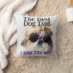 Almofada O Melhor pai Shih Tzu Não Dia de os pais
