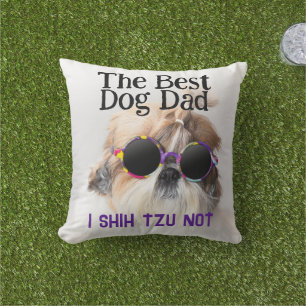 Almofada O Melhor pai Shih Tzu Não Dia de os pais