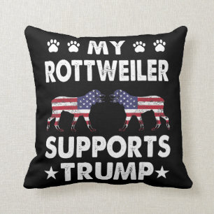 Almofada O Meu Rottweiler Suporta A Eleição Da Camisa De 