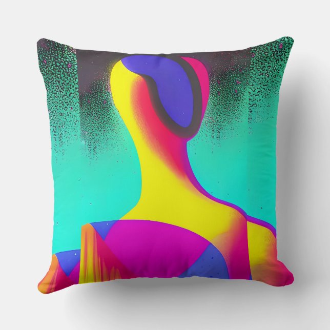 Almofada O modelo Ken Gage Surrealismo (Verso)