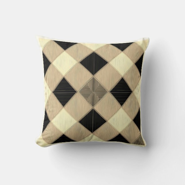 Almofada O moderno Check Art Cushion (Frente)