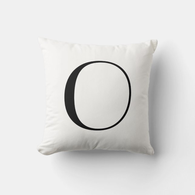 Almofada O monograma descansa O (Frente)