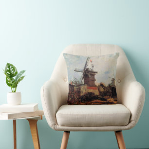 Almofada O Moulin de Blute Fin por Vincent van Gogh