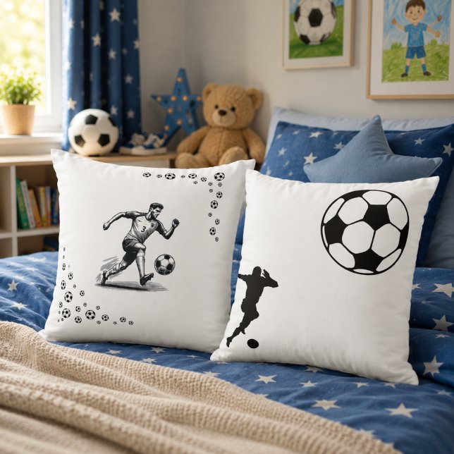 Almofada O Mundo do Travesseiro de Futebol (Criador carregado)