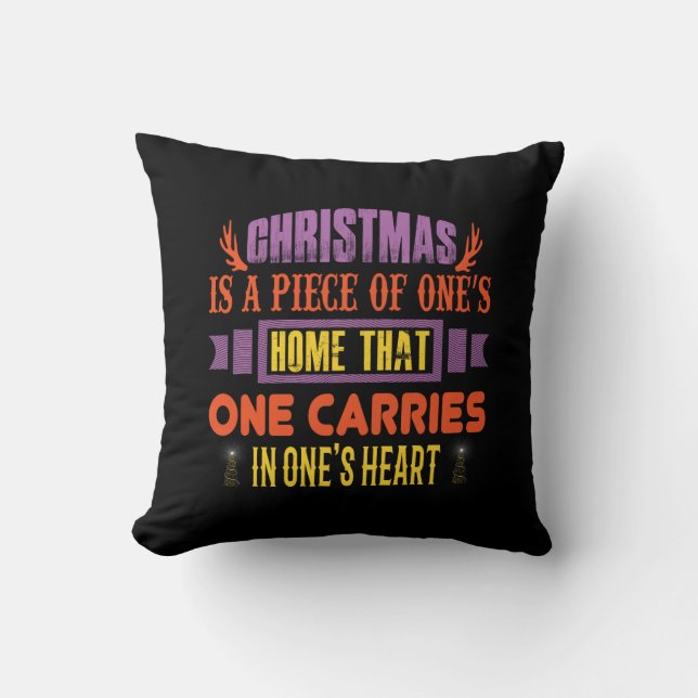 Almofada O Natal Do Xmas É Uma Peça (Frente)