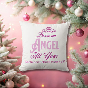 Almofada O Natal Foi Um Travesseiro decorativo De Anjo