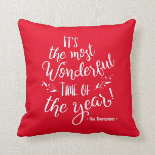 Almofada O Natal Vermelho Mais Maravilhoso do Ano