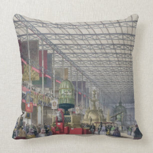 Almofada O Nave britânico da grande exposição, 1851 (co