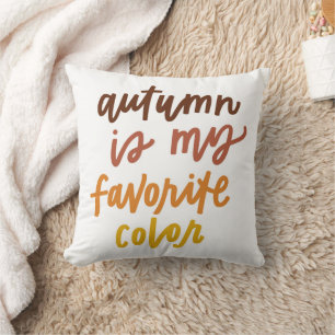 Almofada "O Outono É Minha Cor Favorita"