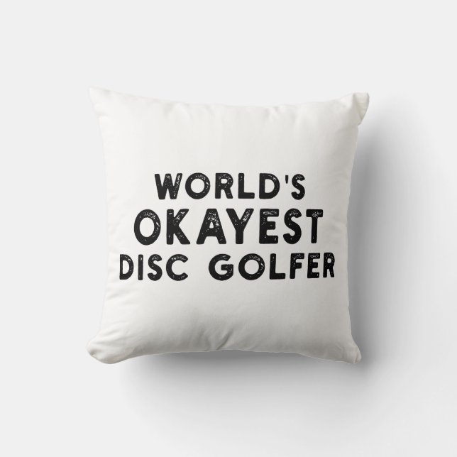 Almofada O Pai de Golfe em Disco mais Okayer do Mundo (Frente)
