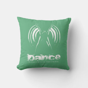 Almofada O palco é minha tela (dança)