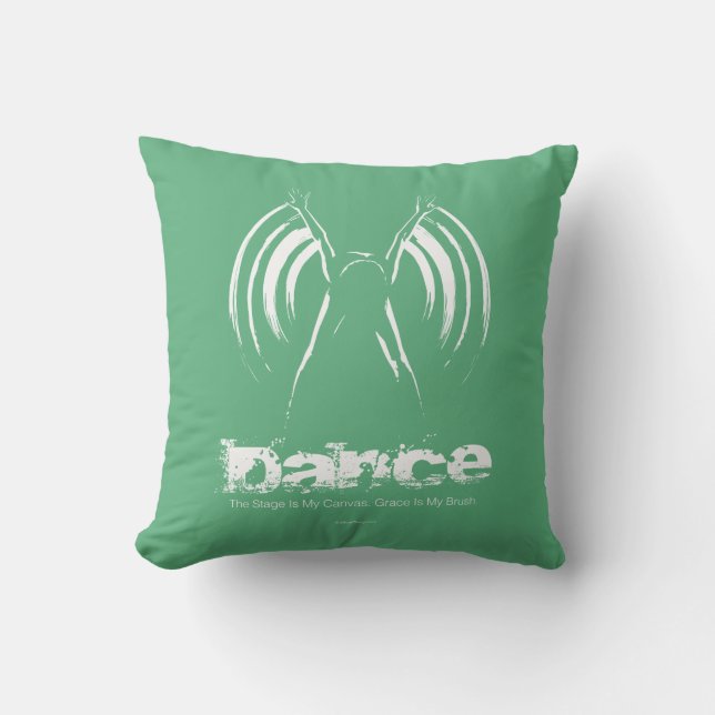 Almofada O Palco É Minha Tela (Dança) (Frente)