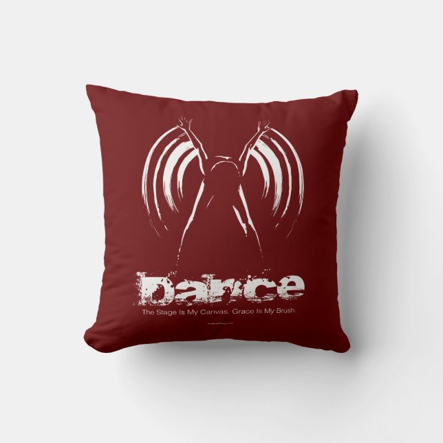 Almofada O Palco É Minha Tela (Dança) (Frente)