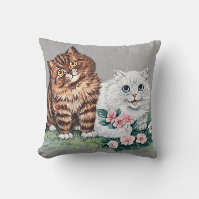 Almofada O Par Mais Doce, Louis Wain (Frente)