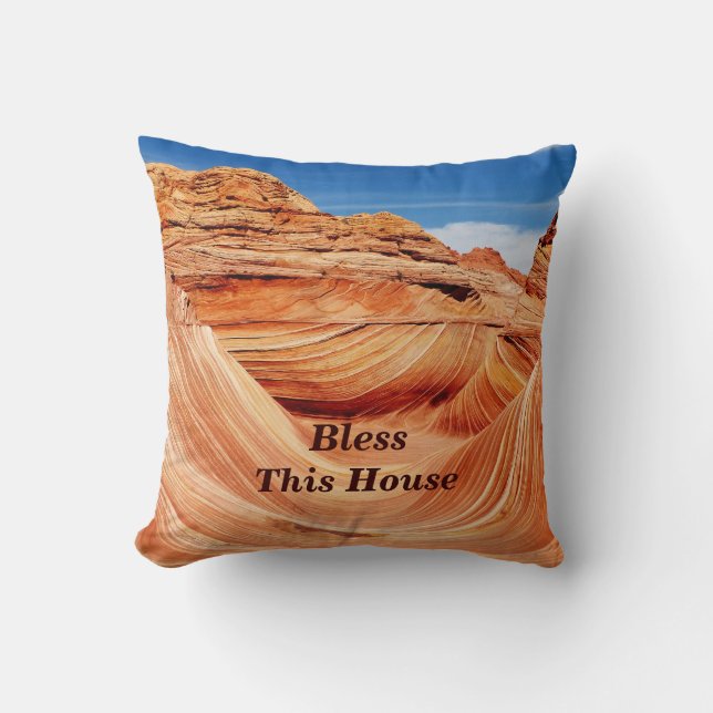 Almofada O Paraíso do Fotógrafo Abençoa esta Casa (Frente)