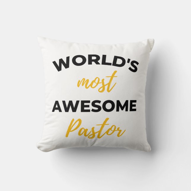 Almofada O Pastor Mais Fantástico do Mundo Bl (Frente)