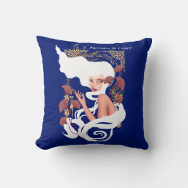 Almofada O Poder Da Arte Mental Nouveau Trabalho de arte Fl