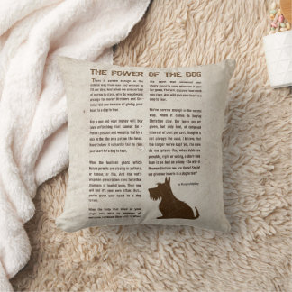 Almofada O Poder do Cão Poema - Rudyard Kipling