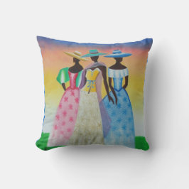 Almofada O preto é travesseiro decorativo africano bonito