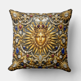 Almofada O Rei Sol Versalhes francês ornamentado