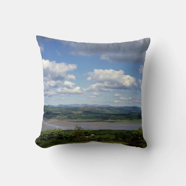 Almofada O rio Kent visto de Arnside Knott Arnside (Frente)