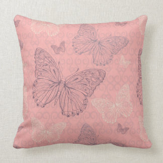 Almofada O rosa da borboleta