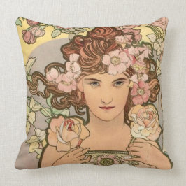 Almofada O rosa por Mucha