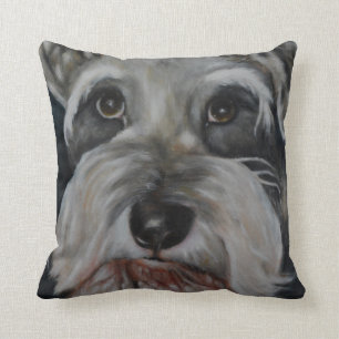 Almofada O Schnauzer - travesseiro decorativo