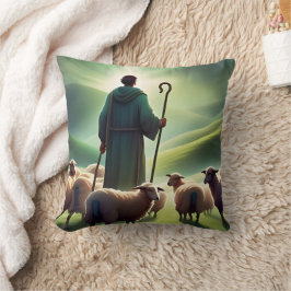 Almofada O Senhor É Meu Pastor| Travesseiro decorativo Psal
